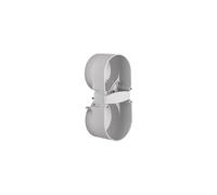 Hager integro - Caja cubrebornes 2 elementos con 1 brida sujetacable interna