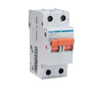 Hager Interruptor Automático Magnetotérmico 1PN 16A C6KA MN516V
