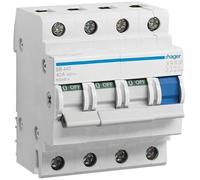Hager - Interruptor corte tetrapolar sb 40a 400v