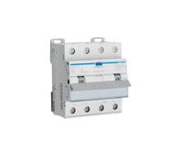 Hager: Interruptor diferencial de protección contra sobrecorriente, 4 polos, 10 kA, curva B, 40 A, 30 mA, tipo ADX440D
