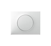 Hager k1 - Placa central para regulador rotativo blanco polar