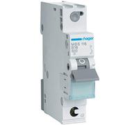 Hager MBS116 corta circuito B-type 1 1 módulo(s) - Corta circuitos (16 A, 50-60 Hz, B-type, 1 módulo(s), -25-60 °C, -25-80 °C)