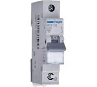 Hager MCS132 C-type 1P 1module(s) corta circuito - Corta circuitos (32 A, 17,5 mm, 70 mm, 83,4 mm, -25 - 60 °C, -25 - 80 °C)