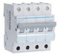 Hager MUN625A Interruptor Automático Magnetotérmico Serie MU, 3P+N, 25A, curva C, 6KA