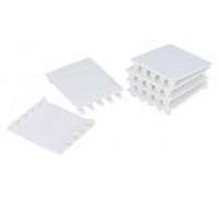 Hager - Obturador caja vf/vison 2,5mod. (bolsa 10u)