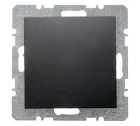 Hager - Placa ciega con bastidor garra b1/b3/b7 antracita