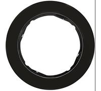 Hager r.classic - Marco rclassic 1 elemento negro brillo