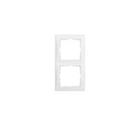 Hager s1 - Marco 80x80 2 elementos blanco polar