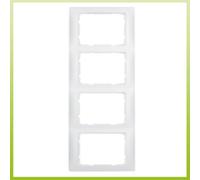 Hager s1 - Marco 80x80 4 elementos blanco polar