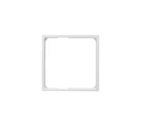 Hager s1 - Marco intermedia para placa brillo blanco polar