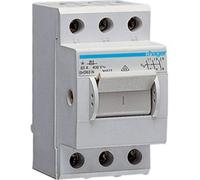 Hager SH363N 3S compactos 63A 400V AC 2, 5PLE | Montaje en carril, dispositivo de montaje en serie para colector, 3 contactos de cierre, separación de red fiable para
