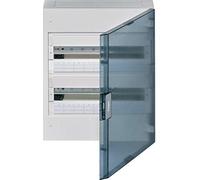 Hager Sistemas VB218TE Serie VB Caja de Superficie Vega, 36 Módulos, 2 Fila, Puerta Transparente