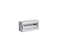 Hager Sistemas VE118F Caja de Superficie, Estanca Vector VE, IP65, 1 Fila, 18M, Quick Connect/puerta transp