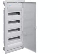 Hager Sistemas VU60EP Serie Golf VU Caja de Empotrable, 5 Fila, 60M, Con Puerta Opaca Blanca