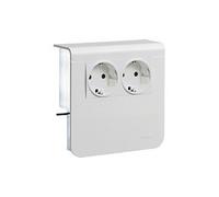 Hager SL200809009016 Juego de 2 enchufes color blanco
