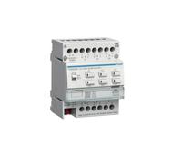 Hager TYMS646R: Actuador de calefacción de 6 canales, compatible con KNX Secure e incluye regulación