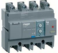 Hager x250 - Bloque diferencial para x250 4 polos 160a regulable montaje inferior