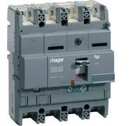 Hager x250 - Interruptor automático x250 4p3dn/2 40ka 250a tm regulable