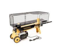Hahn & Sohn Cedrus LS02H Cortador de leña eléctrico - 7T de fuerza de división, hasta 52 cm de longitud de madera, motor de 2200W - Compacto y seguro, cortador de leña para el hogar y el jardín, leña