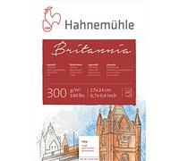 Hahnemühle Britannia Bloc para acuarelas, 12 hojas, 300 g, áspero
