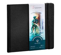 Hahnemühle FineArt – Libro de acuarela 100% algodón 250 g/m² mate – 30 hojas (14 x 14 cm)