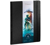 Hahnemühle FineArt – Libro de acuarela – 100% algodón, prensa en frío 250 g/m² – Retrato A6