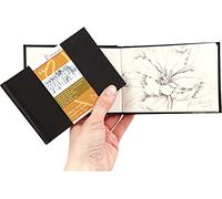 Hahnemuhle Sketch Book D&S, 140 g/m², negro con estitched binding, 25 x 25 cm