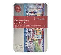 Hahnemühle FineArt Tarjetas para acuarela 23623_SML prensado en frío 230 g/m², 1 juego de 30 blancas