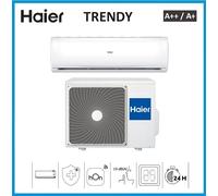 Haier HAS18TAAIN + H1U18TAAOUT Kit de Aire Acondicionado Climatizador Trendy 2025 18000Btu 5Kw WiFi Inverter R32 Blanco