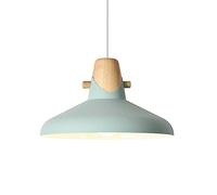 HAIIQU Luces De Techo De Montaje Semiempotrado Lámpara Colgante con Acento De Metal Y Madera Lámpara Colgante Techo Pequeña Una Sola Cabeza para Pasillo Lámpara Colgante Redonda Creativa para Cocina