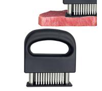 Hailerio Aguja ablandadora de carne, herramienta de perforación de carne de acero inoxidable, martillo de perforación de carne para ablandar, marinar, golpear