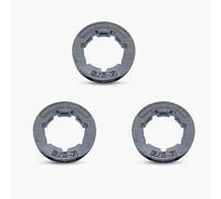 Haishine Rueda dentada 3Pcs 3/8 "7T 22mm para Husqvarna 362 365 371 372 STIHL 046 064 066 MS362 MS440 MS441 MS440 MS460 MS660 Motosierra