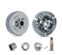 Haishine Tambor de Embrague para STIHL MS180, Piñón de Cadena de 7 Dientes de 3/8" para STIHL MS250 con Kit de Protección de Piñón de Rodamiento de Agujas de Bomba de Aceite de Engranaje Helicoidal