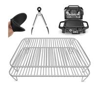 HAIWILL Parrilla de acero inoxidable para Ninja Woodfire OG701EU, 2 unidades