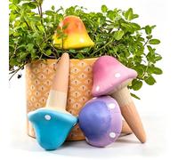 HAIYUU Riego Automatico para Plantas, 4 Piezas Riego por Goteo Picos, Conos de Terracota de Autorriego, Dispositivo de Irrigación Automático en Vacaciones, para Regar Plantas Interiores y Exteriores