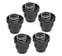 HAKIDZEL 5 Piezas Tapa de Encendido, Tapa Perilla Estufa, para Fogata, PP Negro, Encendido Rápido, Portátil, para Picnic y Patio Trasero