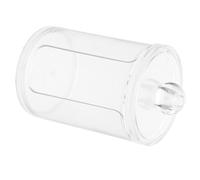 HAKIDZEL Caja Transparente para Maquillaje con Tapa Recipiente para Almacenamiento de Accesorios de Belleza Ventilación y Secado de Puff Diseño Creativo para Dormitorio y Viaje