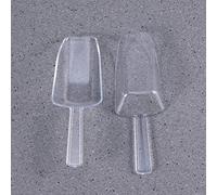 HAKIDZEL Medidoras de Plástico Transparentes, Mini Tamaño Compacto y Ligeras 10 Palas Ideales para Café y Polvos de Proteína en Buffets y Uso Diario