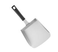 HAKIDZEL Pala Diseño Ergonómico de Acero Inoxidable para Servir Comida y Superficie Lisa, Utensilio Seguro para Cocina Doméstica y Tienda