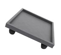 HAKIDZEL Soporte Portátil con Ruedas para Macetas y Plantas, 260 Mm | Resina Pp, Diseño Rodante, Diámetro Exterior 290mm, Uso Interior y Balcón, para Varios Tamaños