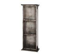 HAKU Estante de Pared Antracita Estante Colgante MDF Medidas An 35 cm x Al 95 cm x Pr 18 cm Estilo: Industrial