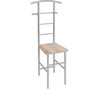 HAKU, estante para pared, aluminio, roble San Remo - MDF, metal, dimensiones: 46 x 109 x 46 cm
