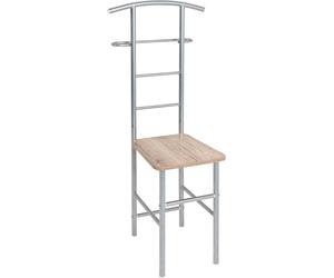 HAKU, estante para pared, aluminio, roble San Remo - MDF, metal, dimensiones: 46 x 109 x 46 cm