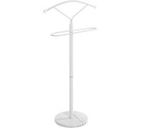 HAKU galán de noche mármol blanco metal perchero mudo dormitorio - Medidas: Ancho 50 x Alto 105 x Profundidad 32 cm, Estilo: Moderno