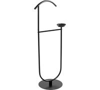 HAKU galán de noche para hombre dormitorio negro metal perchero mudo - Medidas: An 45 x Al 116 x P 34 cm, Estilo: Moderno