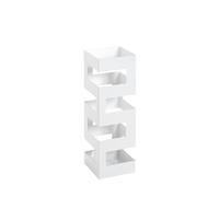 HAKU Paragüero Moderno, Blanco, Metal - Dimensiones: An 16 x Al 48 x Pr 16 cm