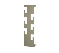HAKU Perchero de pared verde caña, Acero - Dim.: An 15 x Al 60 x P 8 cm, Estilo: Moderno