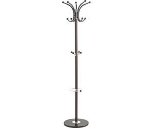 HAKU Perchero marrón, cromo, Mármol, metal - Dim.: AL 171 cm x diámetro 39 cm, Estilo: Moderno