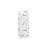 HAKU Soporte para Paraguas, Blanco, Metal - Dimensiones: An 16 x Al 48 x Pr 16 cm, Estilo: Moderno