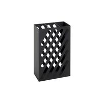 HAKU Soporte para Paraguas, Moderno, Negro, de Metal - Dimensiones: 48 cm de Alto x 26 cm de diámetro